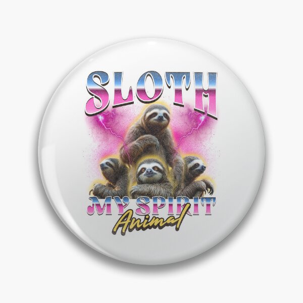 Item preview, Sloth My Spirit Animal – Funny Lazy Vibes T-Shirt designed and sold by teemugcreation.