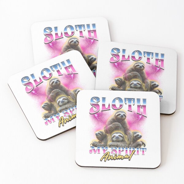 Item preview, Sloth My Spirit Animal – Funny Lazy Vibes T-Shirt designed and sold by teemugcreation.