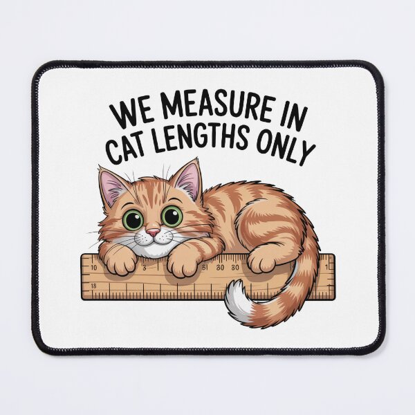 Item preview, Cute Funny Cat Measurement Ruler Design designed and sold by MonkiFlipp.