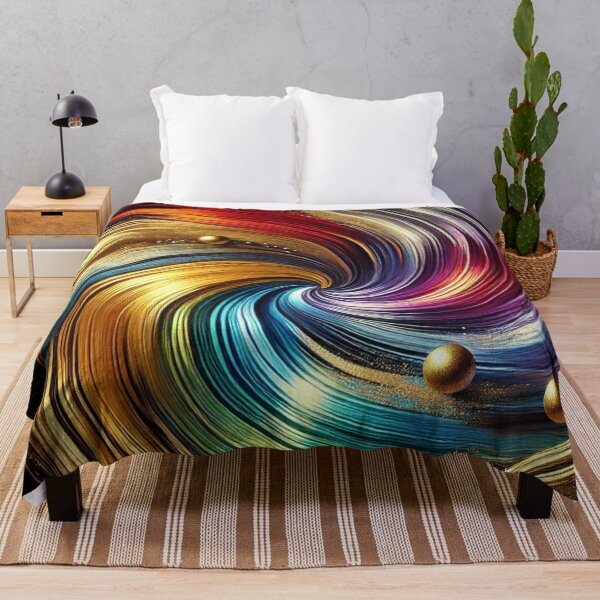 Item preview, “Golden Swirl of Color – Dynamic Energy in Motion” designed and sold by Zenlines by Ralf Gradl.