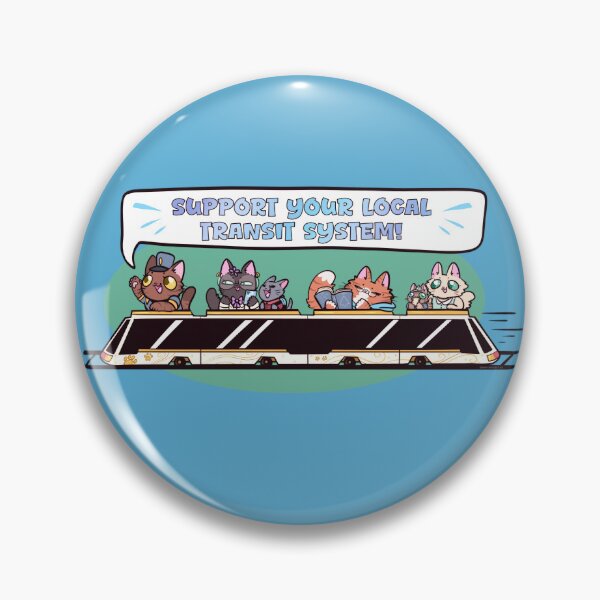 Item preview, Support Your Local Transit System designed and sold by Danni Doodles.