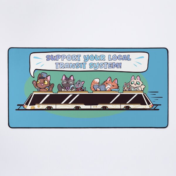 Item preview, Support Your Local Transit System designed and sold by Danni Doodles.
