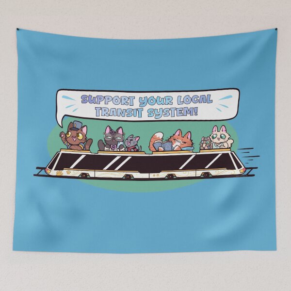 Item preview, Support Your Local Transit System designed and sold by Danni Doodles.