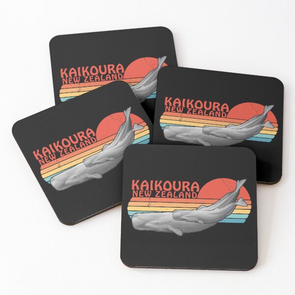 Item preview, Sperm Whale Kaikoura Retro Sunset designed and sold by NicGrayGraphic.