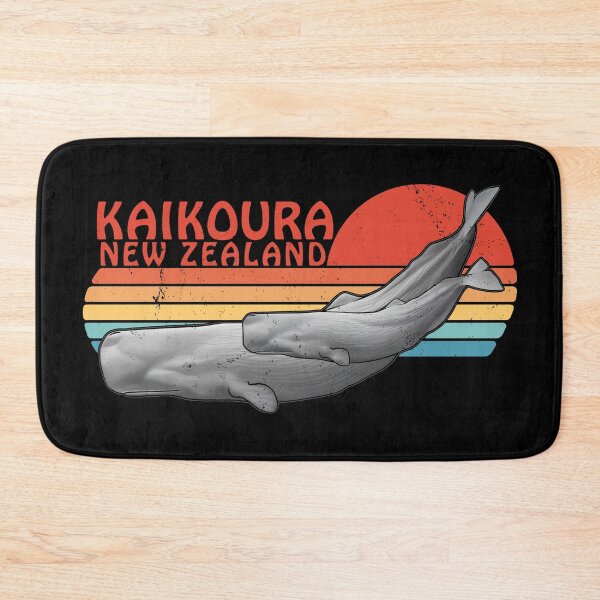 Item preview, Sperm Whale Kaikoura Retro Sunset designed and sold by NicGrayGraphic.