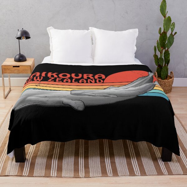 Item preview, Sperm Whale Kaikoura Retro Sunset designed and sold by NicGrayGraphic.