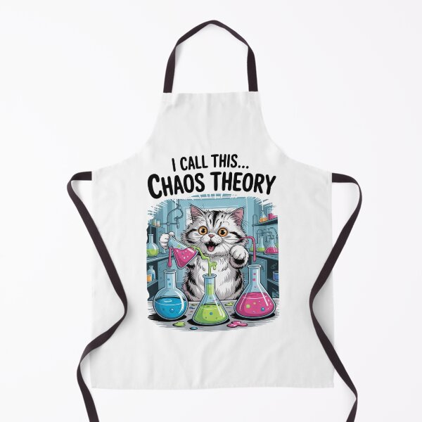 Item preview, Funny Science Cat Chaos Theory Design designed and sold by MonkiFlipp.