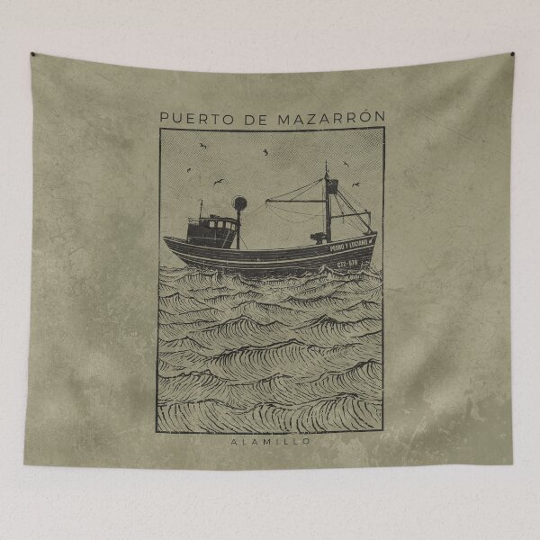 Item preview, Fishing Boat Pedro and Luciano - Black Edition designed and sold by mzrn-souvenirs.
