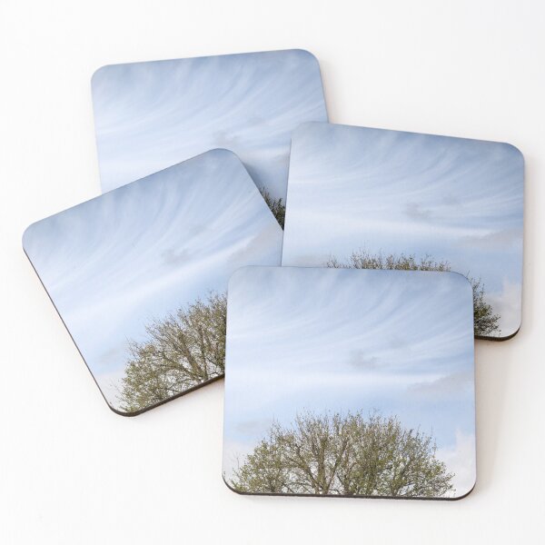 Item preview, Wispy clouds above the branches designed and sold by pinkal.