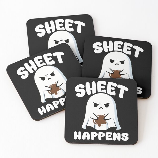 Item preview, SHEET HAPPENS - GHOST HALLOWEEN designed and sold by KEF Custom.
