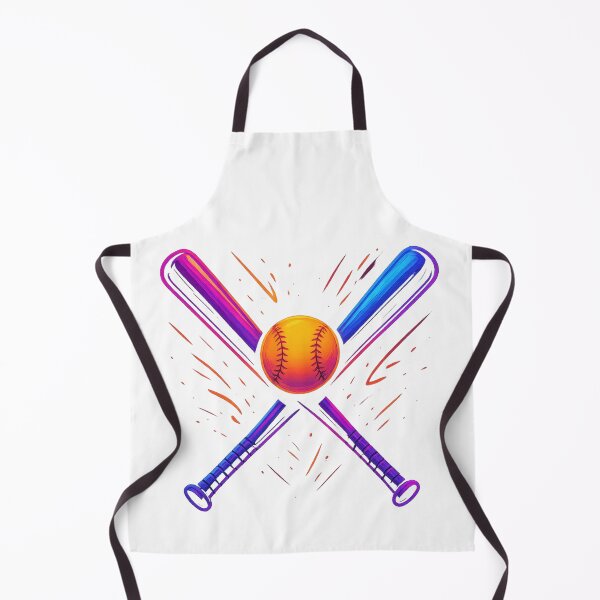 Item preview, "Minimalist Baseball Design | Crossed Bats & Ball Retro Style" designed and sold by PrintTechDz.