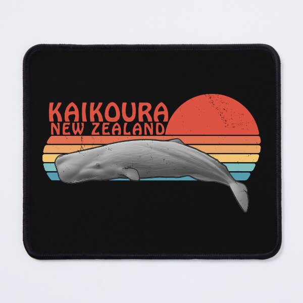 Item preview, Sperm Whale Kaikoura New Zealand Retro Sunset designed and sold by NicGrayGraphic.