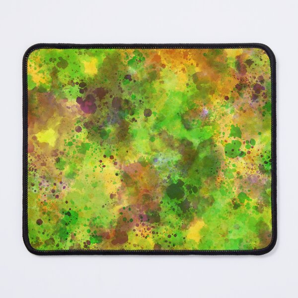 Item preview, Green Orange Olive and Gray Watercolor Abstract Marbled designed and sold by DazzlingDaisyShop.
