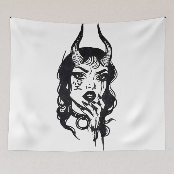 Item preview, Demon Goth Babe designed and sold by ManateeMerchy.