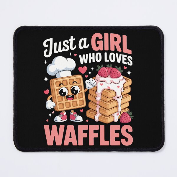 Item preview, Just A Girl Who Loves Waffle Breakfast Waffle Food Lovers designed and sold by CookWorldLaughs.