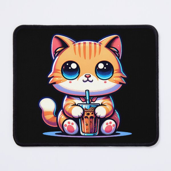Item preview, Cat with a drink. designed and sold by Valentinian.