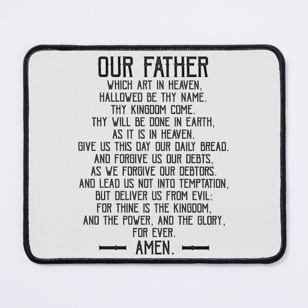 Item preview, The LORD's Prayer, Our Father Which Art In Heaven, King James Bible designed and sold by Angela Dow.