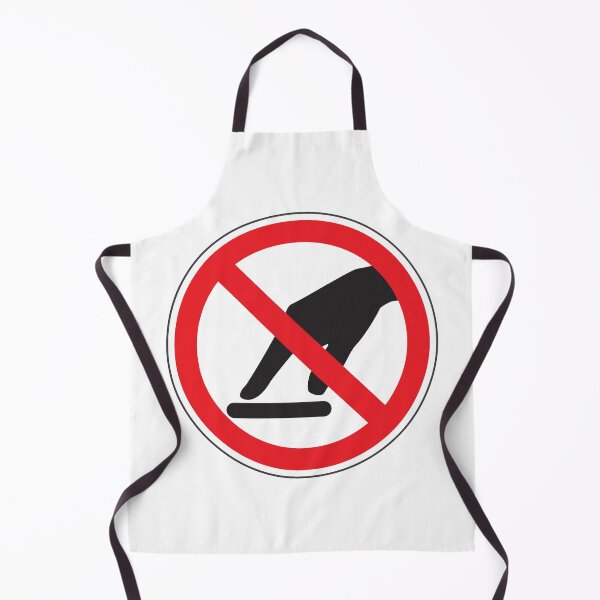 Item preview, No Touching Sign, Circular Signage for Safety and Risk Prevention designed and sold by Panneaux et signalisations - NPOITEVIN.