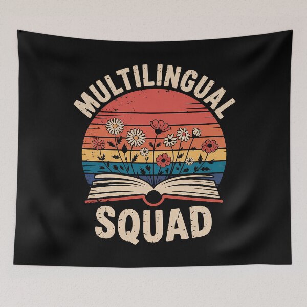 Item preview, Multilingual Squad International Teach Language Literacy Day designed and sold by CookWorldLaughs.