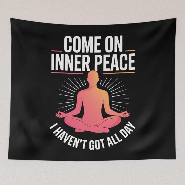 Item preview, Peace Funny Yoga Joke designed and sold by CookWorldLaughs.