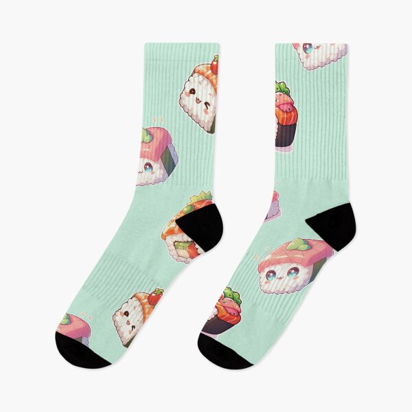 Item preview, Kawaii Sushi Manga Anime – Cute Chibi Japanese Food designed and sold by Sugar Wisdom .