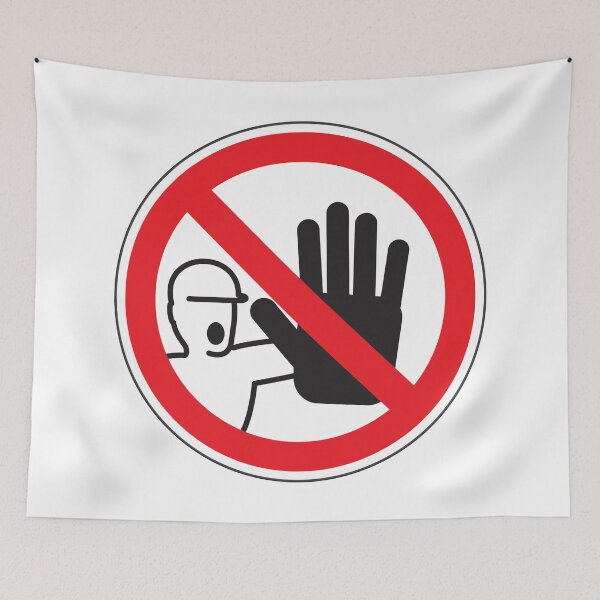 Item preview, No Entry Sign, Circular Signage for Safety and Regulation of Restricted Areas designed and sold by Panneaux et signalisations - NPOITEVIN.