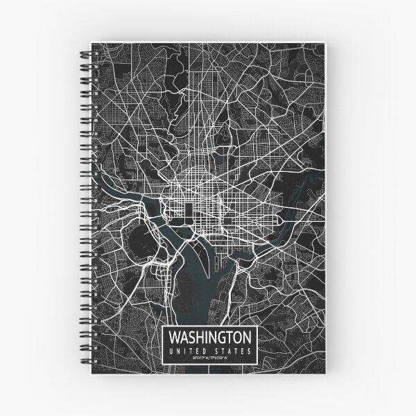 Item preview, Washington DC City Map of the USA - Dark designed and sold by deMAP.