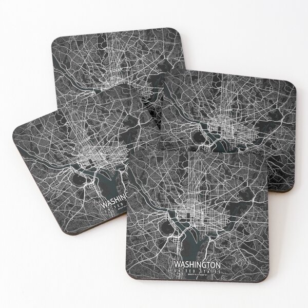 Item preview, Washington DC City Map of the USA - Dark designed and sold by deMAP.