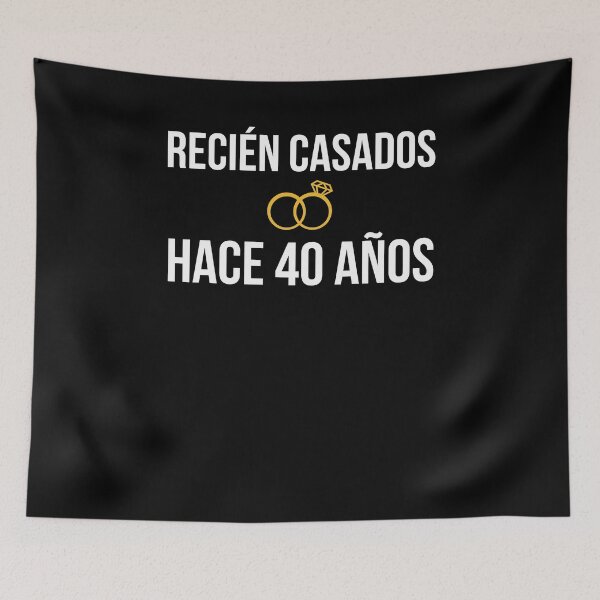 Item preview, Recién casados hace 40 años Cuarenta años de aniversario designed and sold by snowry.
