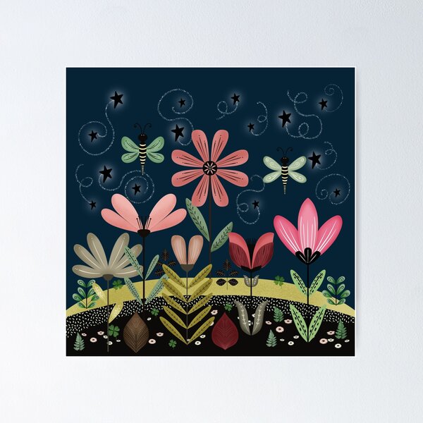 Item preview, Midnight Storybook Garden designed and sold by NotPrettyinPink.