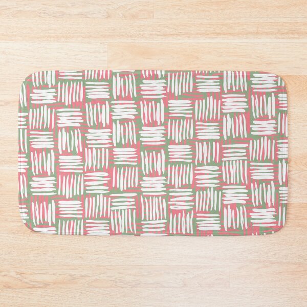 Item preview, Lattice Lines Pistachio & Raspberry | Pattern designed and sold by Menega  Sabidussi.