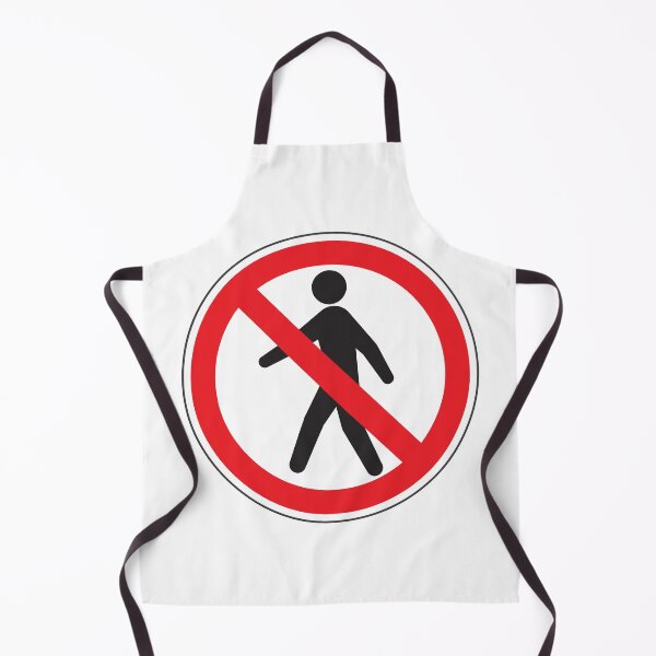 Item preview, No Pedestrian Sign, Circular Signage for Safety and Regulation of Restricted Areas designed and sold by Panneaux et signalisations - NPOITEVIN.