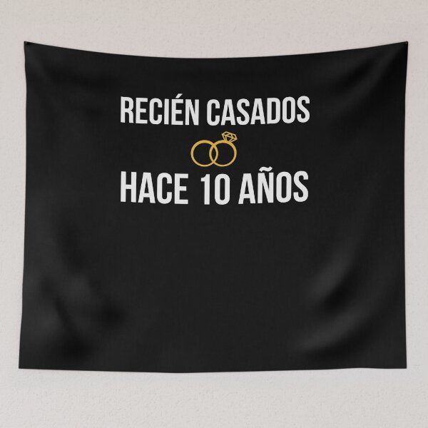 Item preview, Recién casados hace 10 años diez años de aniversario designed and sold by snowry.