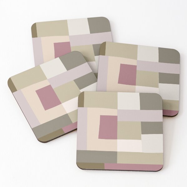 Item preview, Mosaic | Color Blocking | Olive & Mauve designed and sold by Menega  Sabidussi.