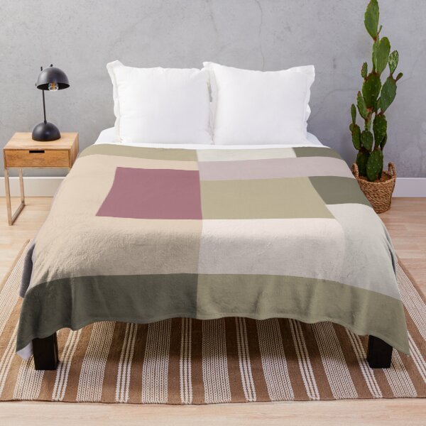 Item preview, Mosaic | Color Blocking | Olive & Mauve designed and sold by Menega  Sabidussi.
