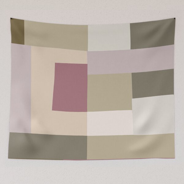 Item preview, Mosaic | Color Blocking | Olive & Mauve designed and sold by Menega  Sabidussi.