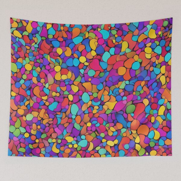 Item preview, Colorful pattern designed and sold by blackwhiteblue.