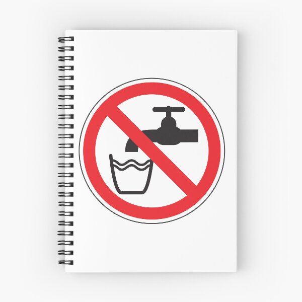 Item preview, No Drinking Sign, Circular Signage for Safety and Prevention of Risks Related to Non-Potable Water designed and sold by Panneaux et signalisations - NPOITEVIN.
