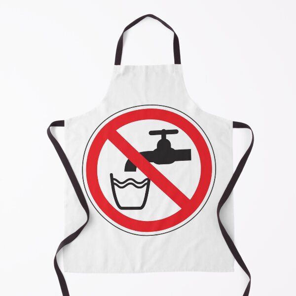 Item preview, No Drinking Sign, Circular Signage for Safety and Prevention of Risks Related to Non-Potable Water designed and sold by Panneaux et signalisations - NPOITEVIN.