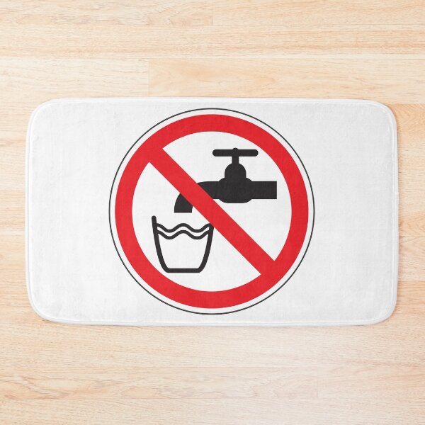 Item preview, No Drinking Sign, Circular Signage for Safety and Prevention of Risks Related to Non-Potable Water designed and sold by Panneaux et signalisations - NPOITEVIN.