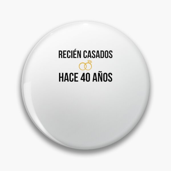 Item preview, Cuarenta años de aniversario Recién casados hace 40 años designed and sold by snowry.