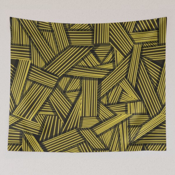Item preview,  Retro Minimalist Interwoven Stripes Pattern designed and sold by Becky-Poppins.