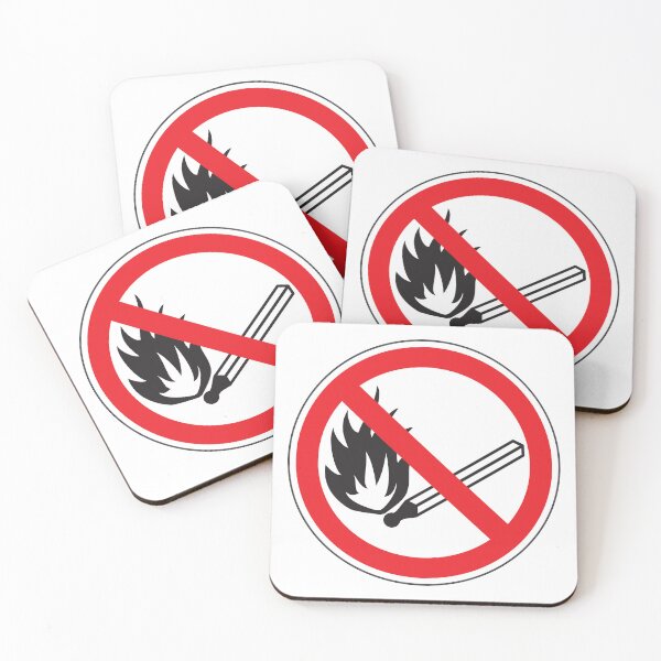 Item preview, No Fire Sign, Circular Signage for Safety and Fire Risk Prevention designed and sold by Panneaux et signalisations - NPOITEVIN.