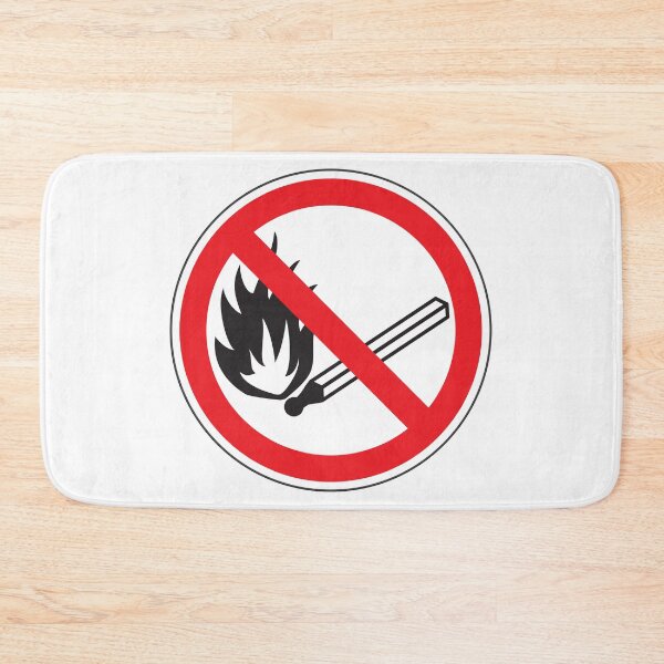 Item preview, No Fire Sign, Circular Signage for Safety and Fire Risk Prevention designed and sold by Panneaux et signalisations - NPOITEVIN.