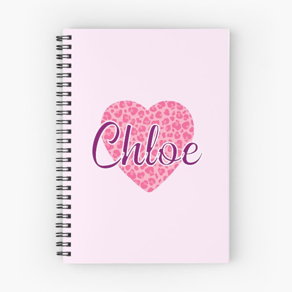 Item preview, Chloe Name Leopard Pink Heart  designed and sold by Jeallan Designs.