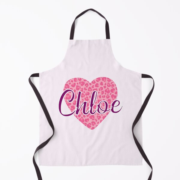 Item preview, Chloe Name Leopard Pink Heart  designed and sold by Jeallan Designs.