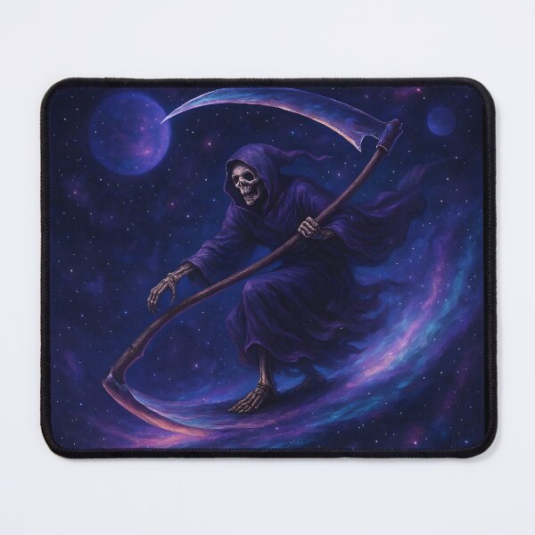 Item preview, Cosmic Surfer Grim Reaper designed and sold by ManateeMerchy.