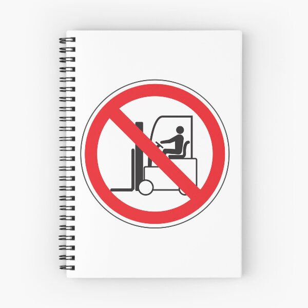 Item preview, Prohibition Sign for Self-Propelled Forklifts, Circular Signage for Safety and Regulation of Work Areas designed and sold by Panneaux et signalisations - NPOITEVIN.