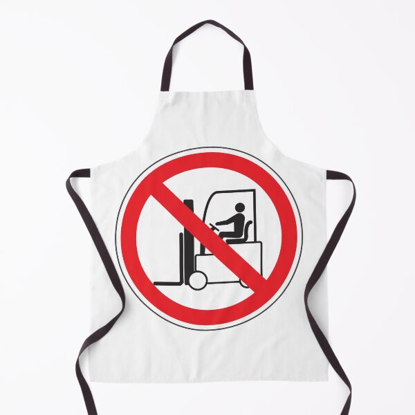 Item preview, Prohibition Sign for Self-Propelled Forklifts, Circular Signage for Safety and Regulation of Work Areas designed and sold by Panneaux et signalisations - NPOITEVIN.