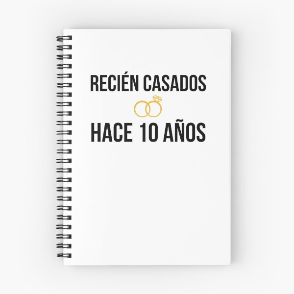Item preview, diez años de aniversario Recién casados hace 10 años designed and sold by snowry.